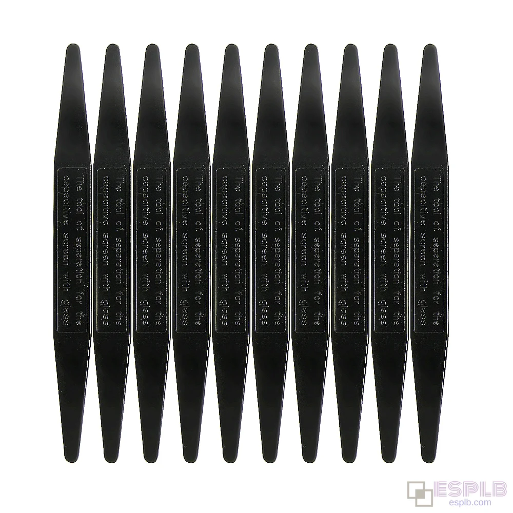 10pcs Rounded Black Spudger Opening Tool, Nylon Pry Tool Spudger, Plastic Spudger for Screen Separation, Adhesive Removal