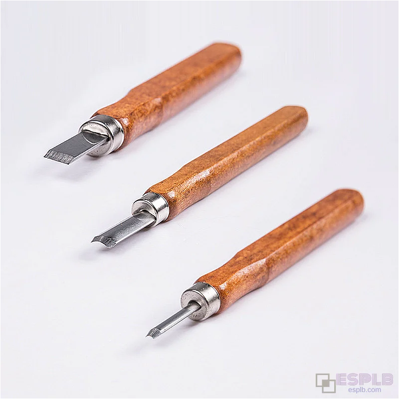 Woodworking Gouge Chisel, 3Pcs SK5 Wood Carving Tool Set, Hand Carving for Beginners Experts
