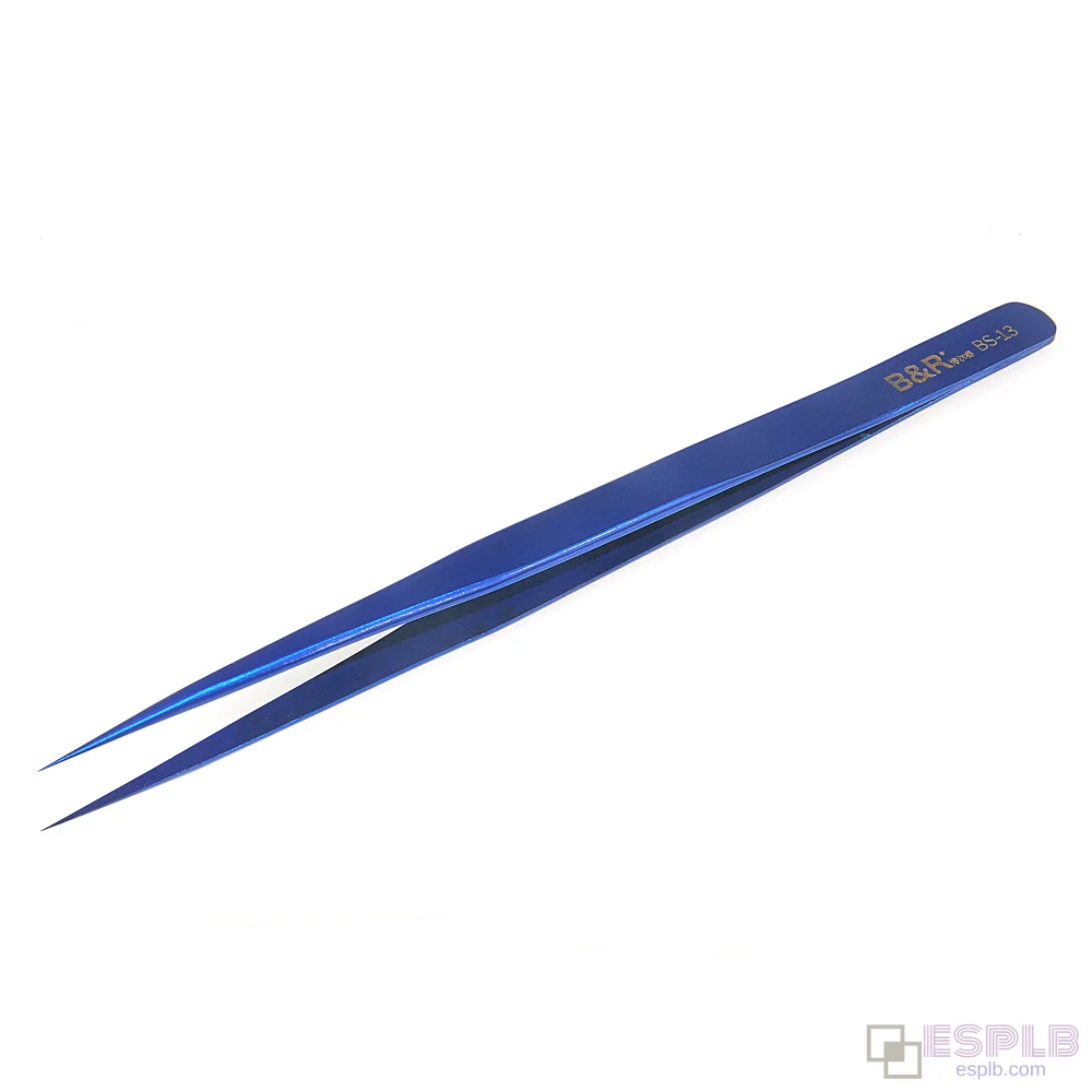 Long Stainless Steel Tweezers, Ultra Thin Slim, Sharp Hardened, Precision Anti-Corrosion Mobile Phone Repair Tools