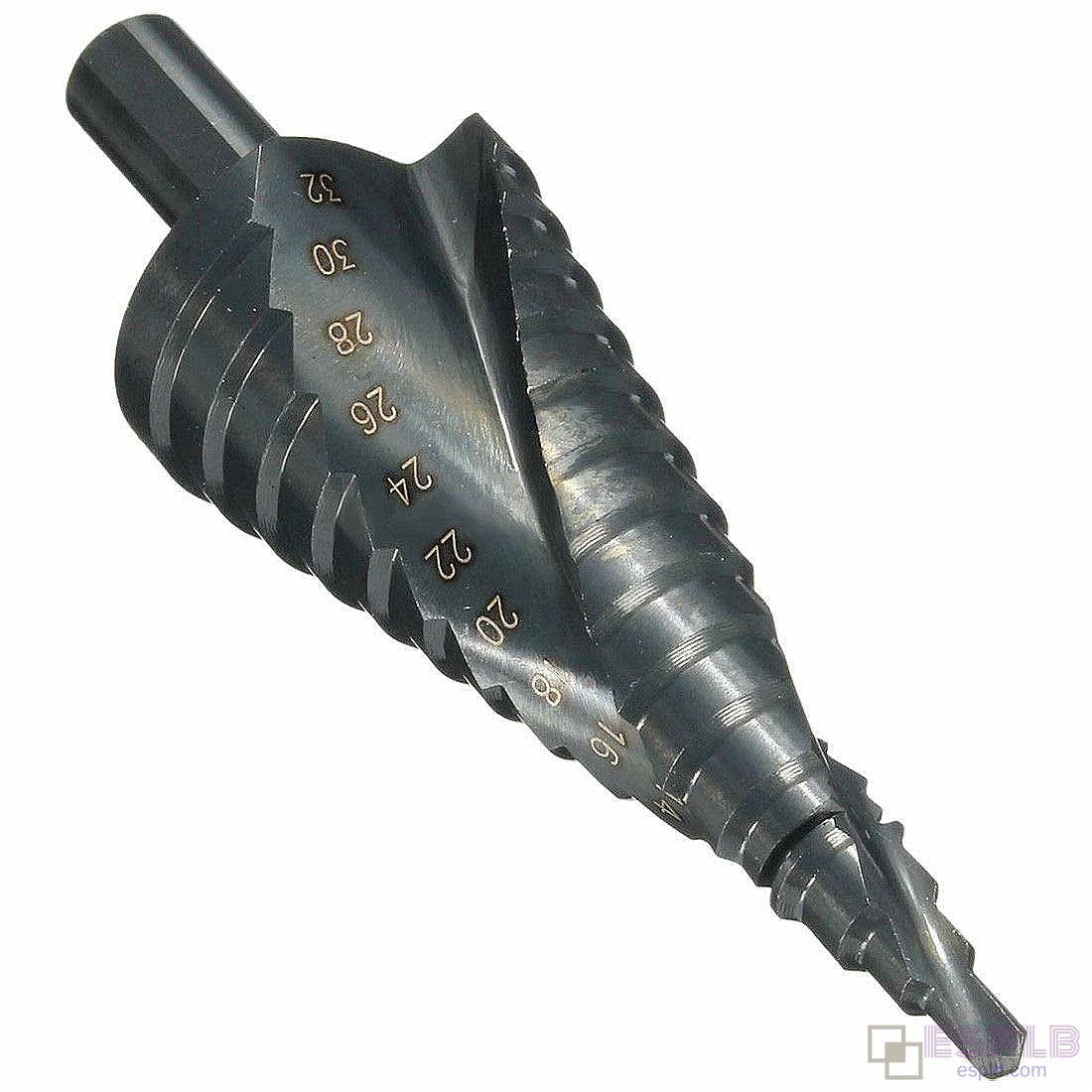 4-32mm HSS Kobalt Getrapte Boor, Hoge Snelheid Staal, Stikstof Spiraal, Driehoek Schacht, voor Metalen Kegel Boren
