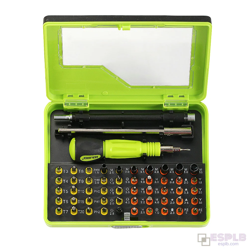 Magnetic Torx Screwdriver Set, Chrome Vanadium Steel Screwdriver, 53 in 1 Precision Repair Tool