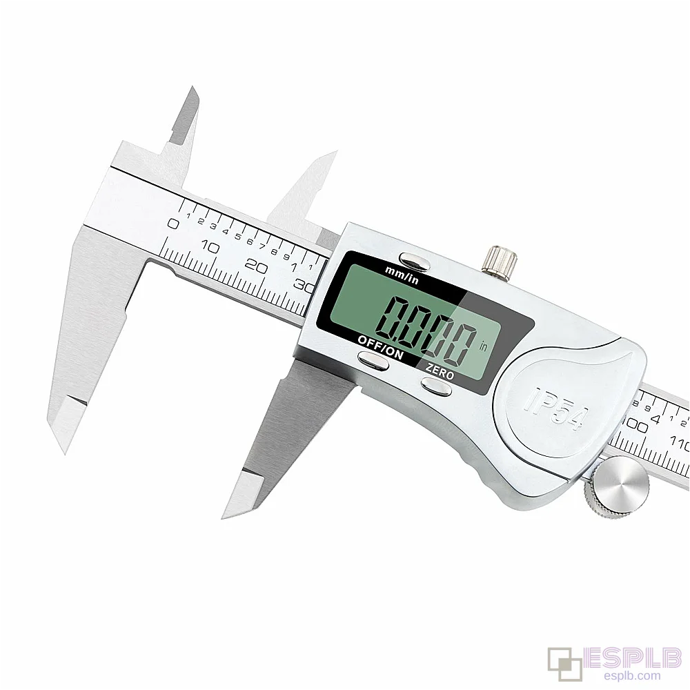 Pied à Coulisse Étanche Vernier Numérique Électronique IP54 6'' Pouces 150mm Pied à Coulisse en Acier Inoxydable Outil de Mesure

