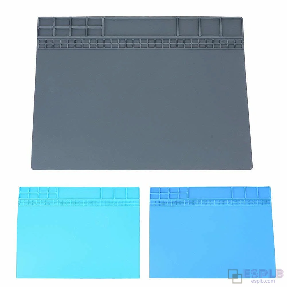 405X305mm Soldering Work Mat, Heat Insulation Heat Gun Mat, Silicon Welding Soldering Maintenance Platform
