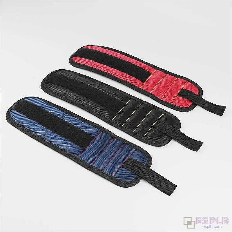Magnetic Wrist Strap Portable Tool Bag Electrician Wrist Tool Strap Screw Drill Bit Holder
