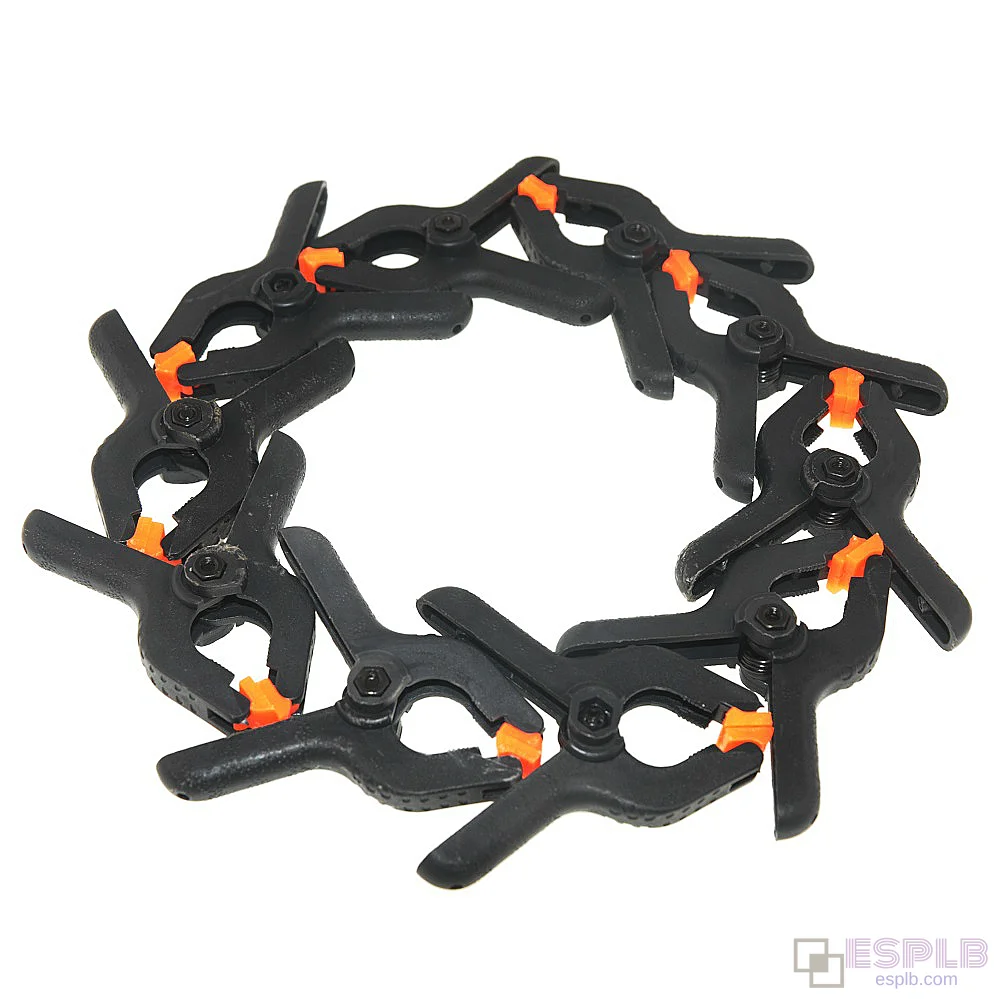 Clip Fixture, LCD Screen Repair Clamp, 10pcs 2''inch Universal Plastic Clips Clamp Fixture Fastening Tools
