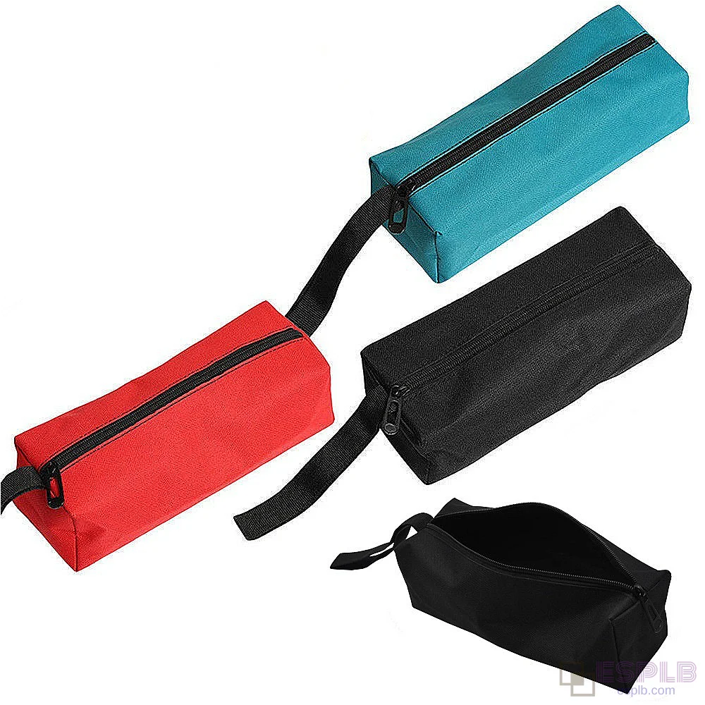 Geantă pentru scule de mână, portabilă, impermeabilă, din pânză Oxford/Canvas, pentru șuruburi, cuie, burghie, pescuit, călătorii, depozitare machiaj.
