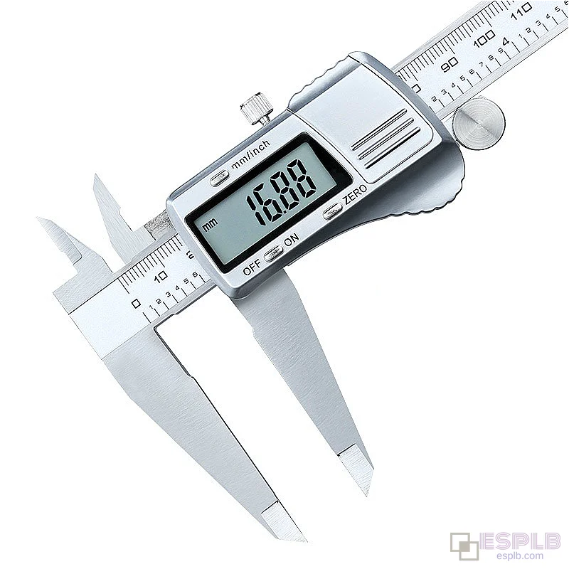 0.01mm High Precision Stainless Digital Caliper 150/200/300mm - All Stainless Steel Accurate Vernier Caliper with Large LCD Display