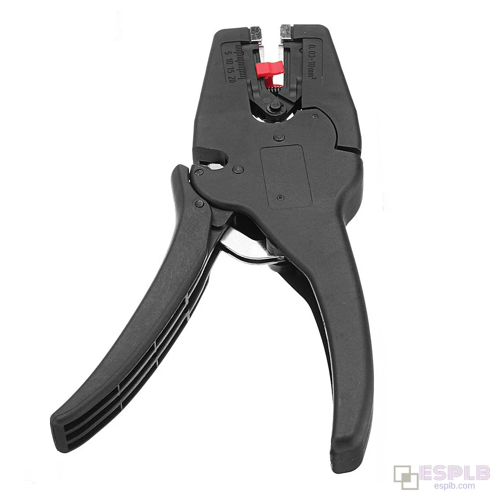 0.03-10mm Wire Cutter Stripping Tool, Self-Adjusting Electrical Stripping Pliers, Flat Nose Insulated Wire Stripping Pliers