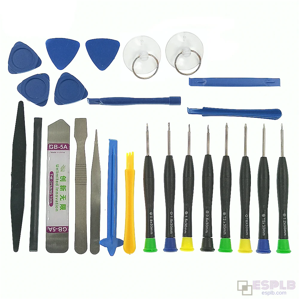 Mobile Phone Repair Tool Kit, 25 in 1 Opening Tool for Phone and Tablet