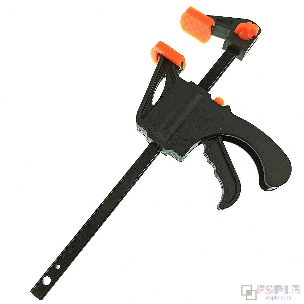 4 inch F Clamp Woodworking Quick Release, Nylon F Clamp for Wood Hard Grip DIY Tool