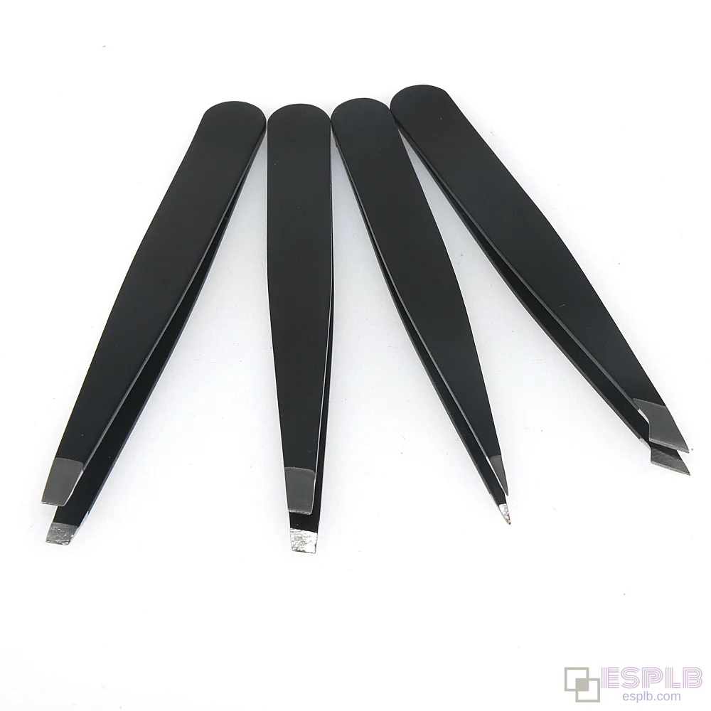 Anti-Static Tweezers, 1.5mm Thickness Stainless Steel Precision Tweezers, Maintenance Electronics, Eyebrow DIY Repair Tools