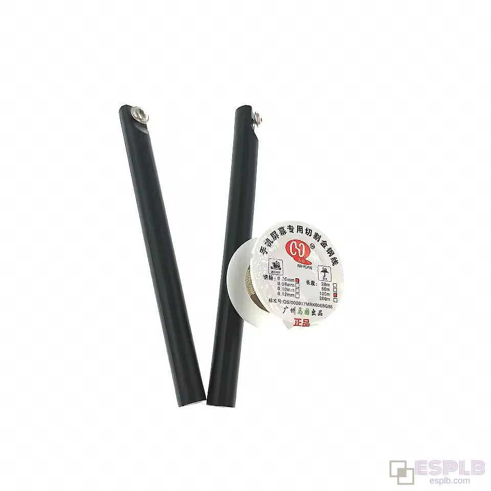 0.06mm/0.08mm/0.1mm 100m Σύρμα Κοπής με Λαβή για Διαχωρισμό Οθόνης LCD Κινητών Τηλεφώνων iPhone, Εργαλεία Χειρός για Επισκευή