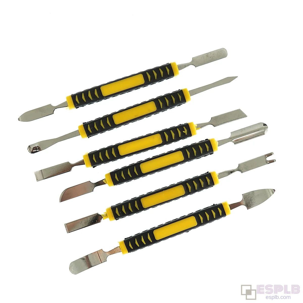 6-in-1 Double Headed Pry Bar Hardened Claw Nail Disassembly Battery Screen Frame Flat Pry Bar Injection Molding Repair Tool
