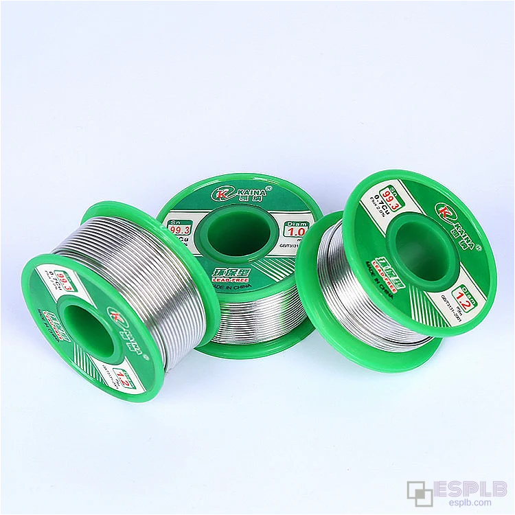 50G Sn99.3Cu0.7 Lead-Free Solder Wire, 0.5-2.0mm Rosin Core for Soldering

