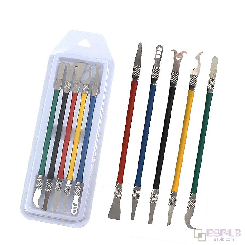 5-in-1 CPU Blade IC Chip NAND Knife Motherboard Repair Tool UV Glue Cleaner Remover Ultra-Thin Disassemble Processor Tools
