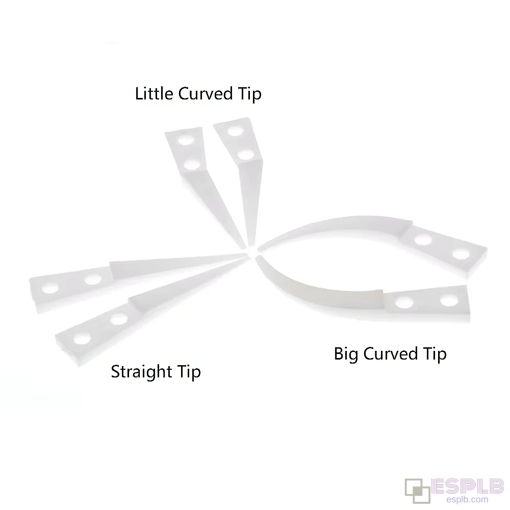Replaceable precision ceramic tip for tweezers, heat resistant, anti-corrosion zirconia
