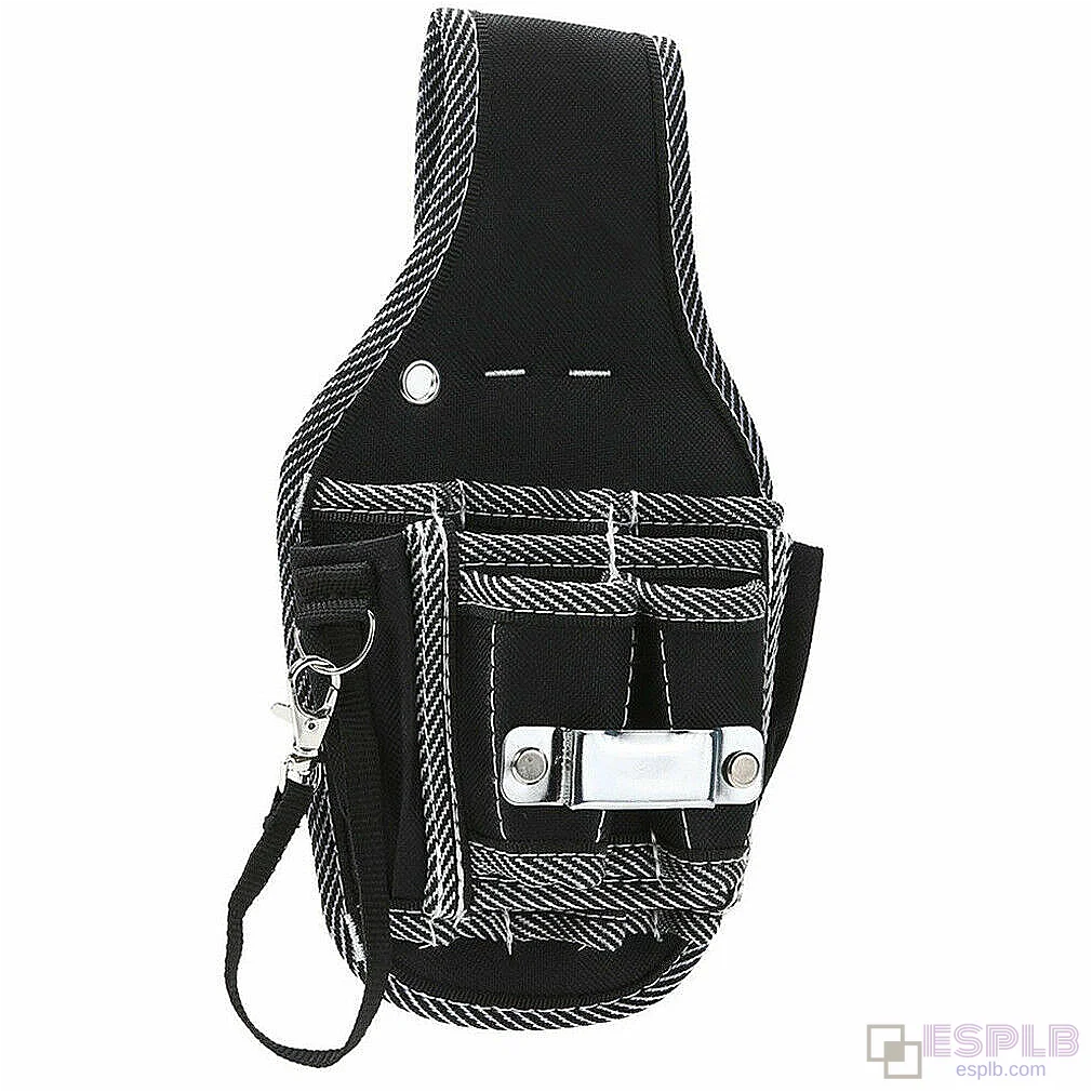 9 em 1 Bolsa para Cintura com Ferramentas, Bolso, Cinto, Estojo para Chave de Fenda, Furadeira, Eletricista, Porta Chaves, Mala de Ferramentas em Tecido 600D