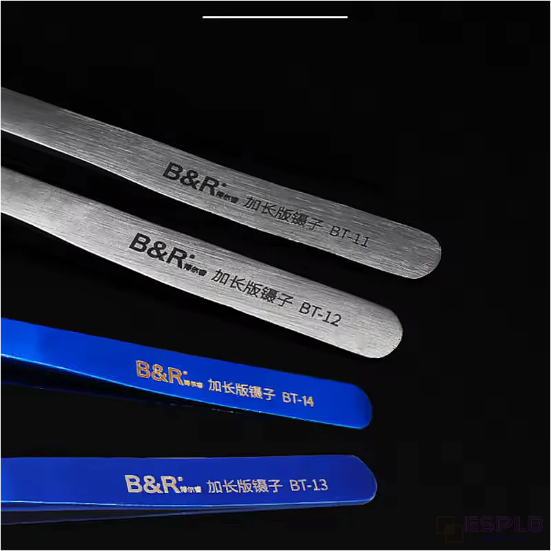 159mm Ultra-Slim Precision Tweezers, Stainless Steel, Hardened, Straight/Curved Tip
