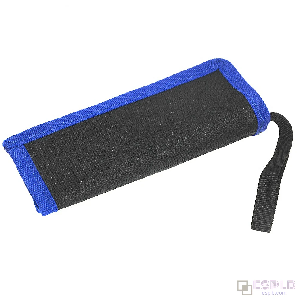 Portable Canvas Tool Kit Bag, Electrician Canvas Tool Bag, Multi-functional 10-Pocket Organizer for Tweezers Screwdrivers
