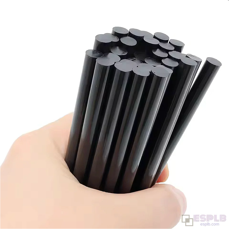 30pcs Black Glue Sticks for Glue Gun, 7mm x 100mm Hot Glue Gun Sticks, Glue Gun Sticks for Craft, Hand Repair, DIY Art
