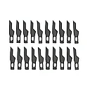 20pcs No. 16 Blades
20pcs No. 16 Blades