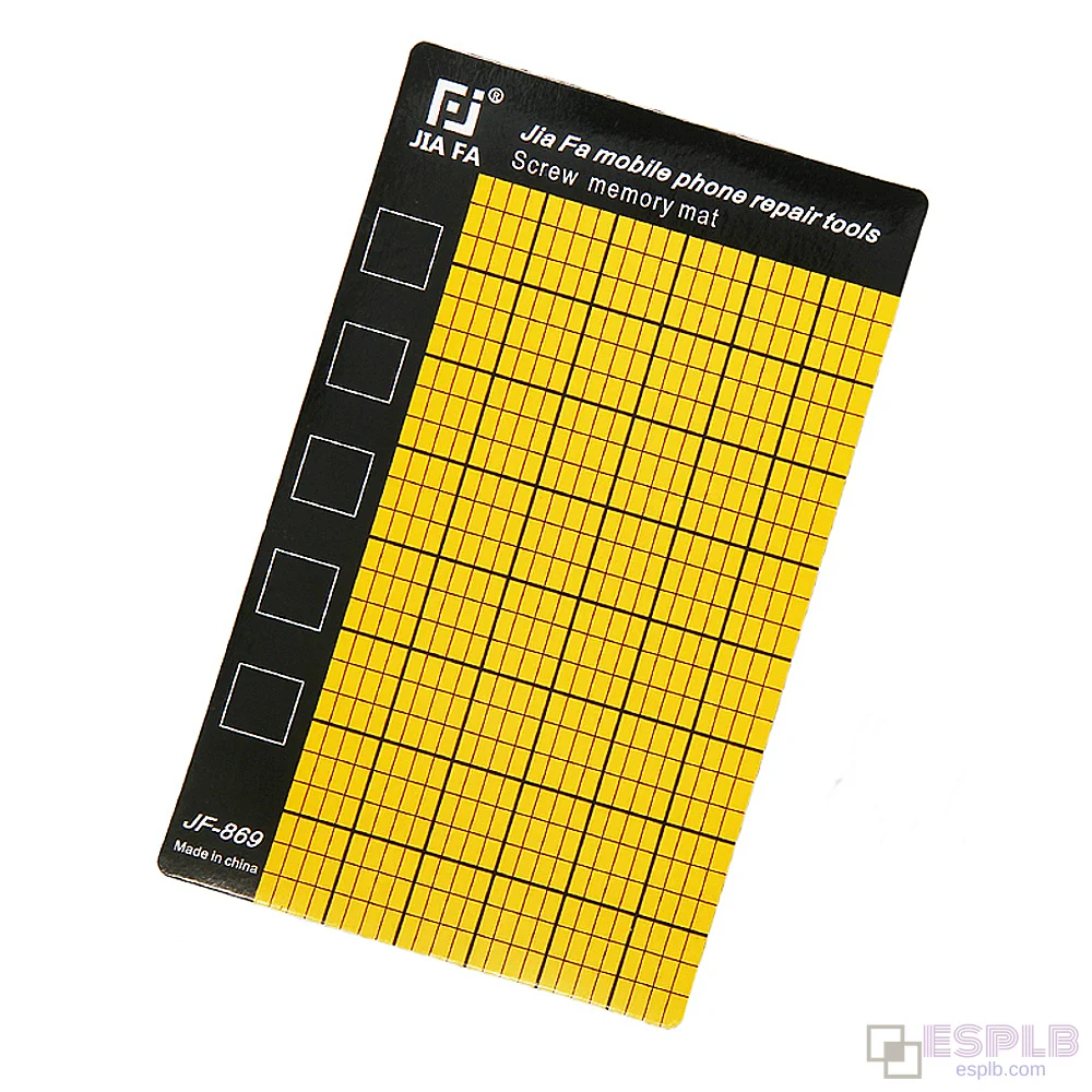 Mini magnetic screw mat, screw memory mat for holding tiny screws, 5.7x3.5 inch