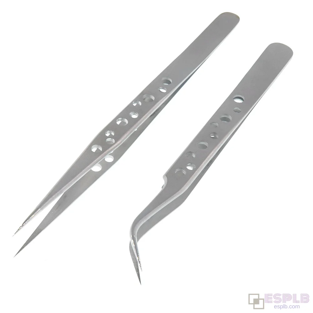 Industrial Tweezers, Precision Tweezers for Electronics, Anti-Static Tweezers Set