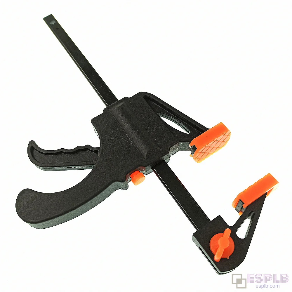 6英吋F型夾快速夾木工尼龍木工硬 grip 釋放擠壓棘輪DIY手工具小工具