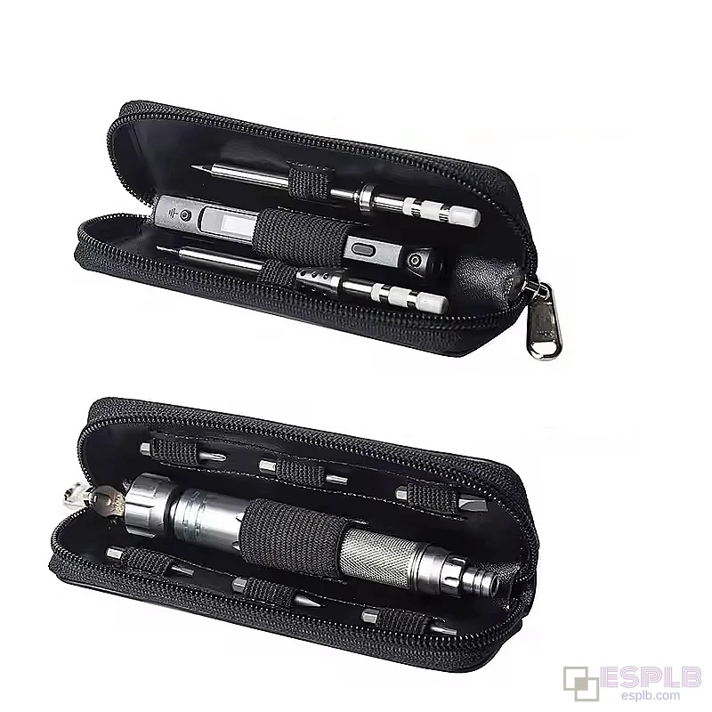 Original Tool Bag for TS100, TS101, TS80P Soldering Irons & ES120, ES121 Electric Screwdrivers - Portable Storage Organizer Zipper Case