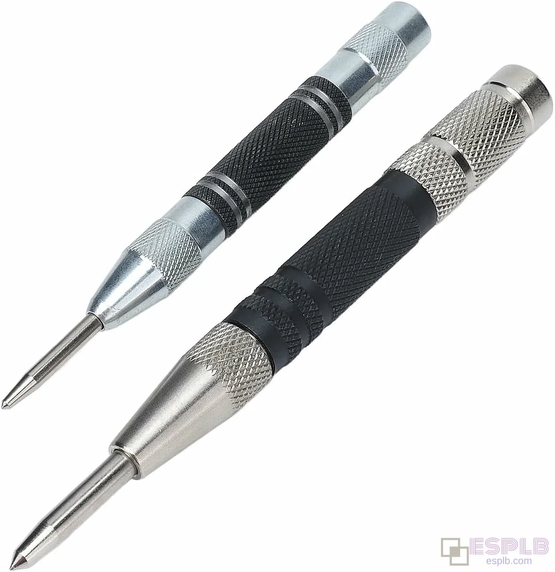 Automatic Center Punch, 130mm/154mm, Adjustable Spring Loaded, for Woodworking and Metal