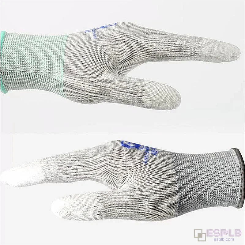 Anti-static Carbon Fiber Gloves PU Coating Layer Mobile Phone Electronic Parts Repair Protective Gloves
