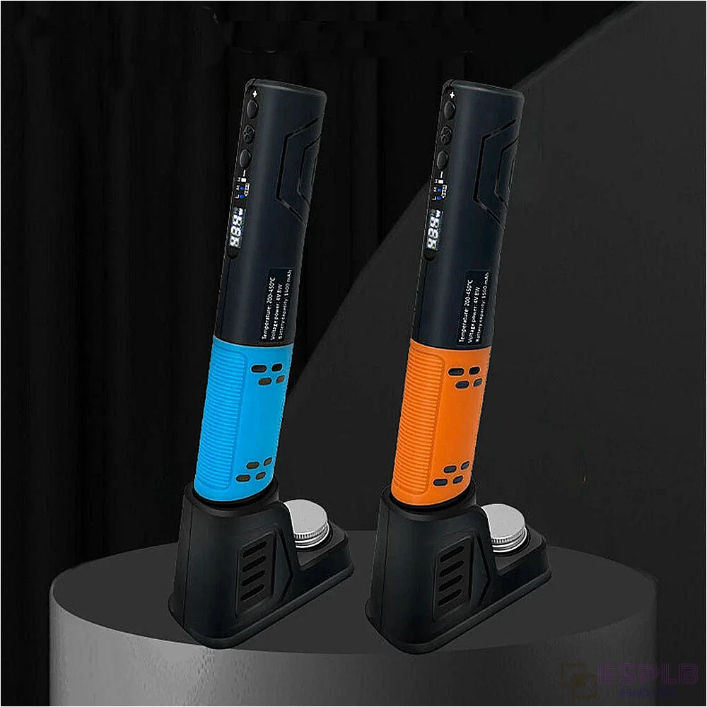 Portable Wireless Soldering Iron with Type-C Rechargeable Digital Display