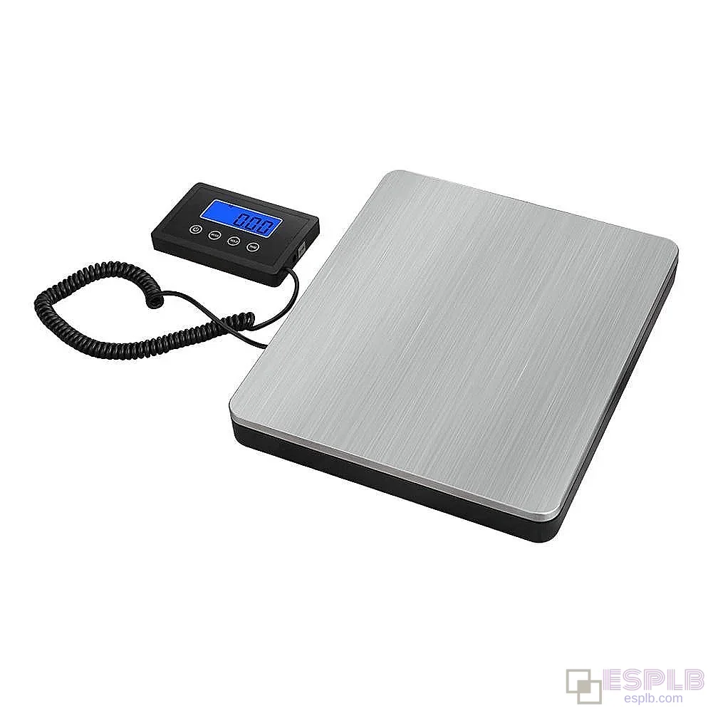 180kg Digital Shipping & Pet Scale – Stainless Steel Heavy Duty Platform with Portable LCD Display (High Precision 50g)