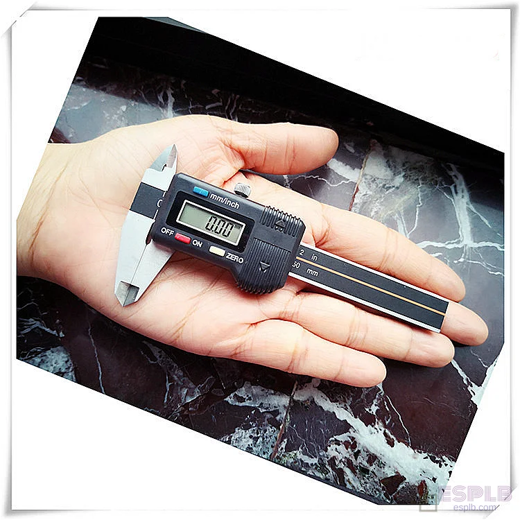 Industrial Grade Stainless Steel Digital Caliper, Premium Texture High Precision Pocket Gauge, Portable 0.01mm Measuring Tool