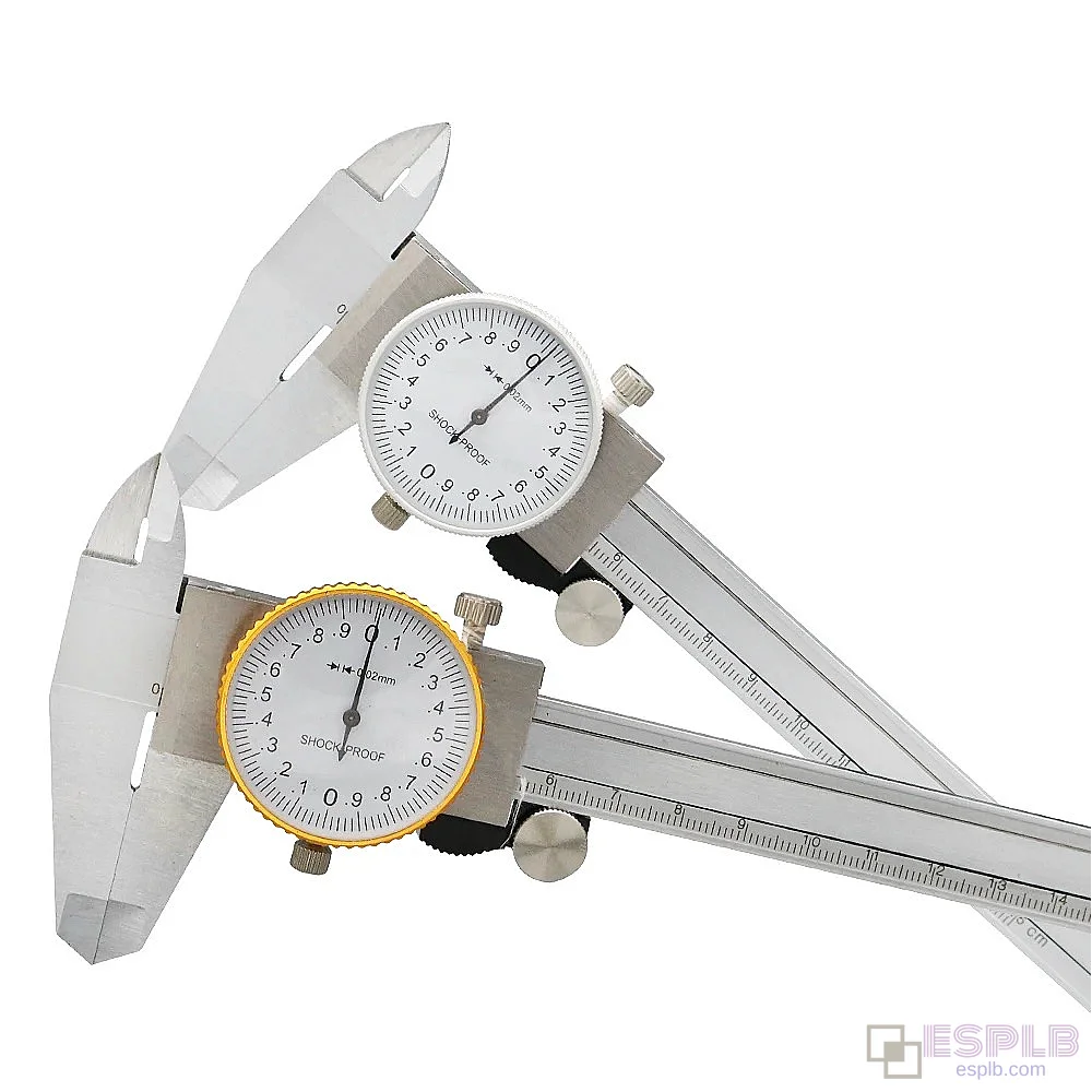 Premium 6-Inch Dial Caliper (0-150mm) – Hardened 4CR13 Stainless Steel Measuring Tool with High Precision Shockproof Dial & 4-Way Measurement Capability
