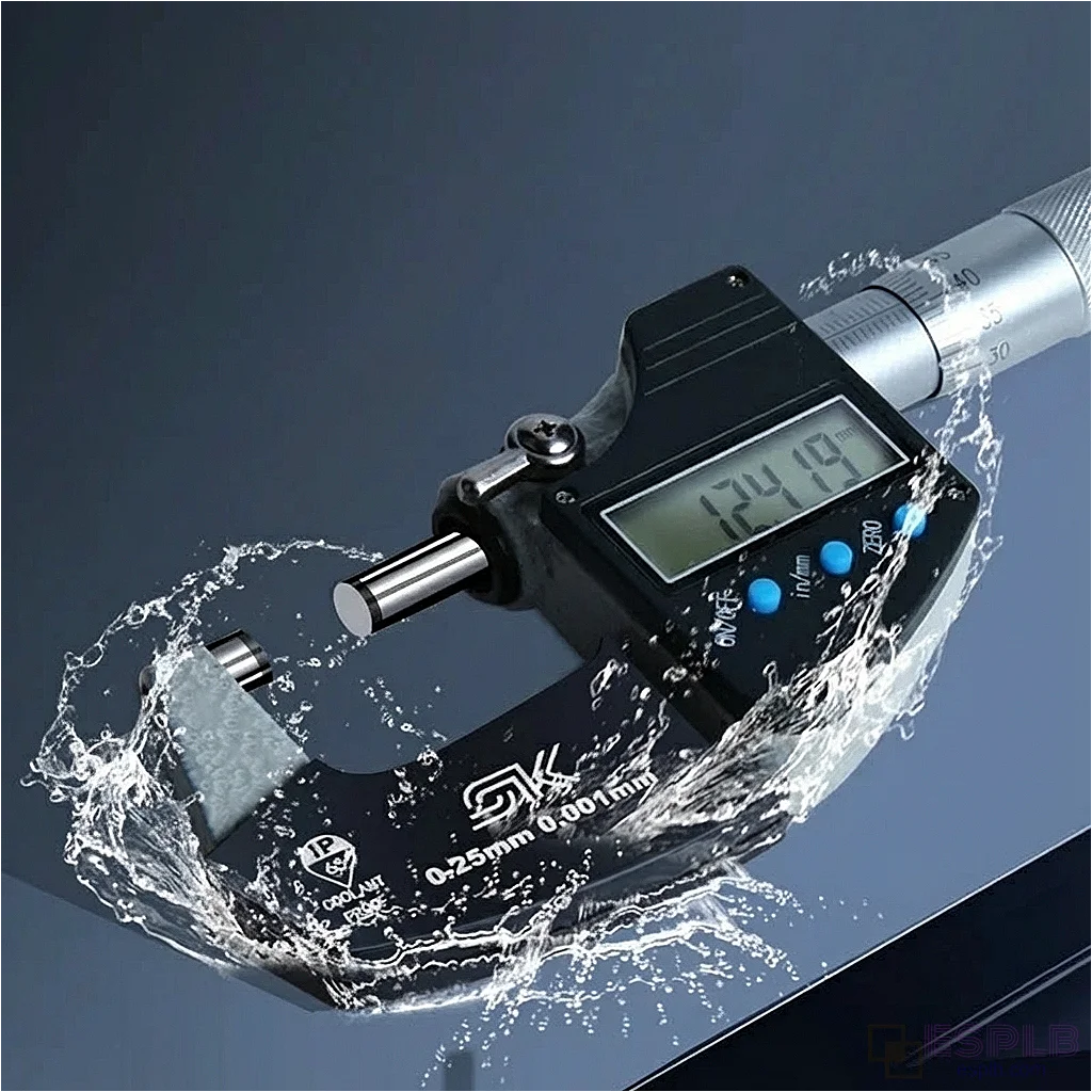 0-25mm/25-50mm/50-75mm/75-100mm Digital Outside Micrometer - High Precision 0.001mm Electronic Thickness Gauge with Large LCD & IP65 Protection