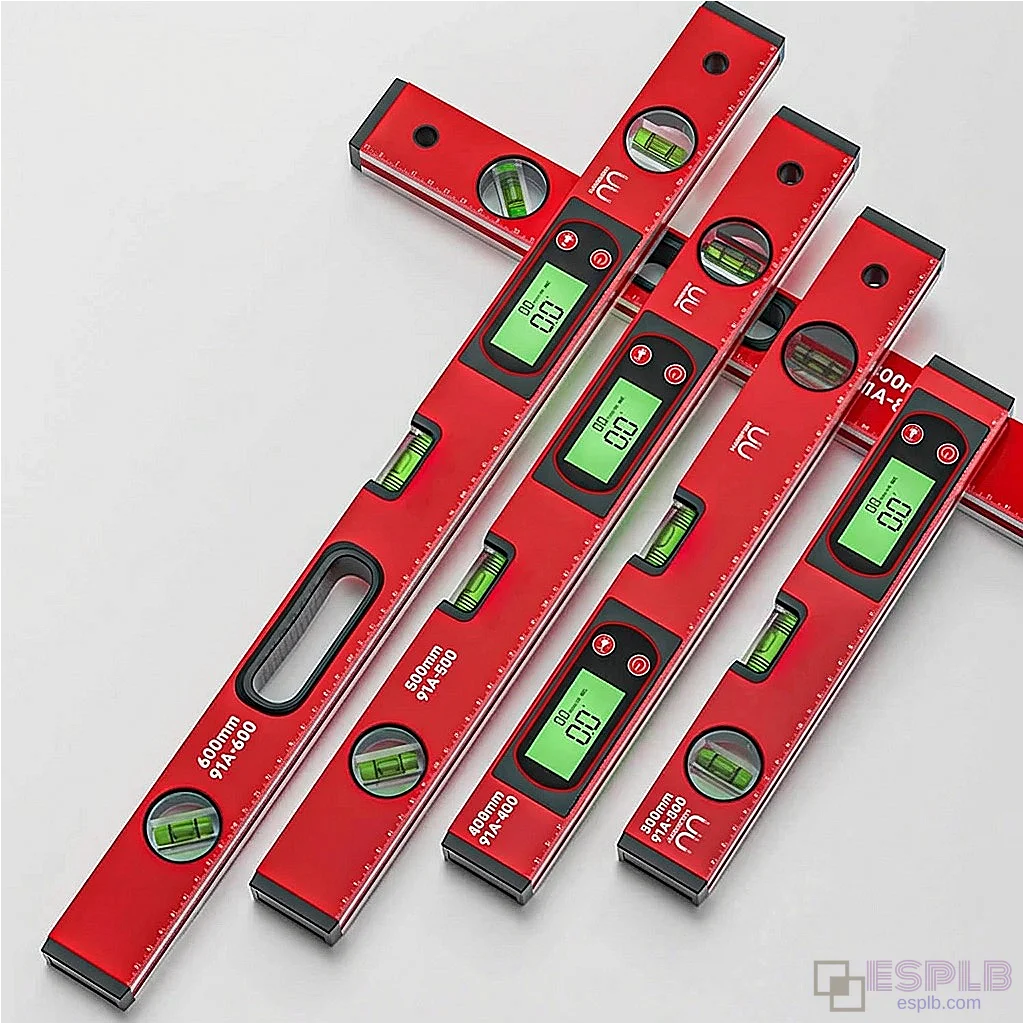 High-Precision Digital Magnetic Spirit Level & Angle Finder Tool (300mm - 600mm)