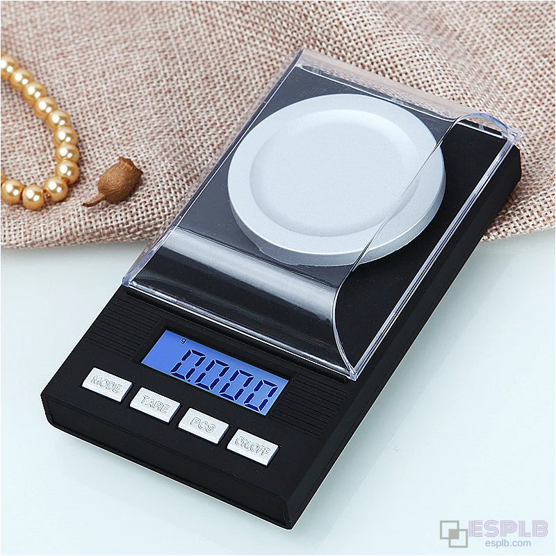 0.001g Fine Scale, Electronic Digital Scales with LCD Display, Professional Milligram Scale, Pocket Scale, Laboratory Scale, Gold Scale, Letter Scale