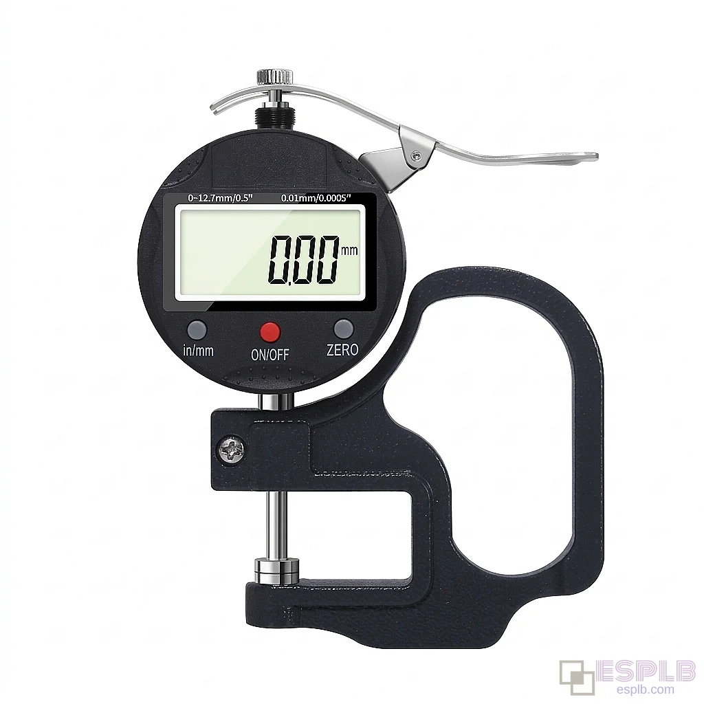 High Precision Dual-Chip Digital Thickness Gauge 0-12.7mm for Jewelry & Pearls