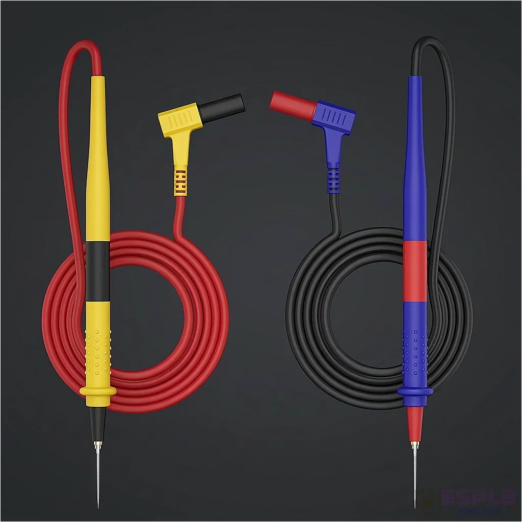 LANRUI W9 Ultra-Low Resistance Multimeter Test Leads with Sharp Titanium Alloy Tips for Phone Motherboard Repair
