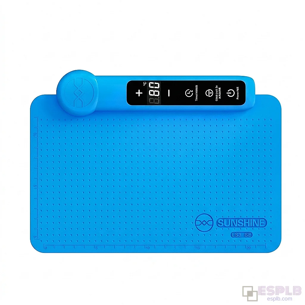 11-Inch LCD Screen Separator Machine, 40-120°C Adjustable Temperature, Heating Plate Repair Tool with Double-Layer Silicone
