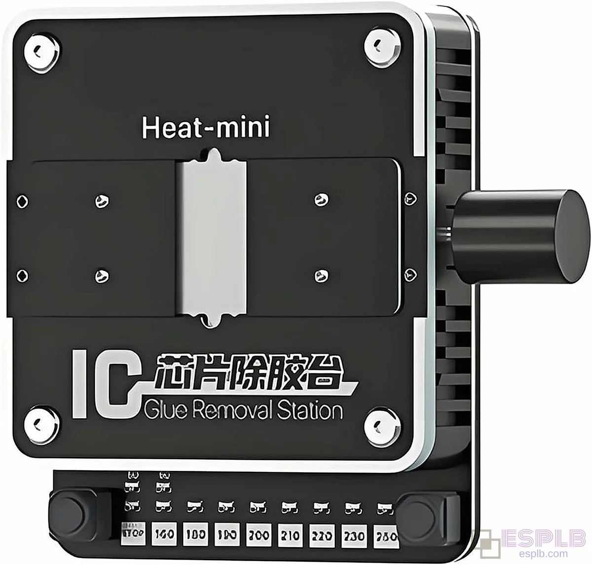 MECHANIC IC Glue Removal Station 160-250℃ Adjustable, No Air Gun or Soldering Iron Needed, for iPhone CPU and Samsung Chip Degluing